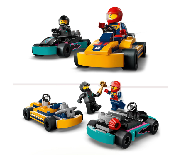 LEGO City 60400 Gokarty i kierowcy wyścigowi - 1202571 - zdjęcie 4